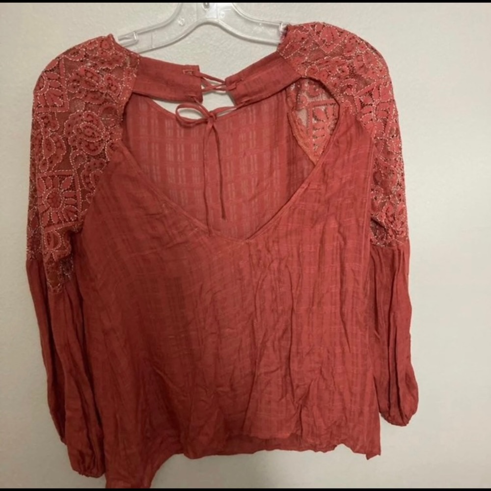 Sweetheart Open Back Coral Top